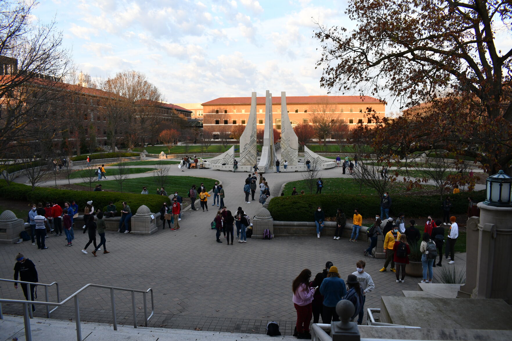11/19/20 Hovde Sit-ins, Crowd View 2